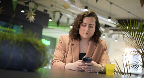 Operator reviewing transport information